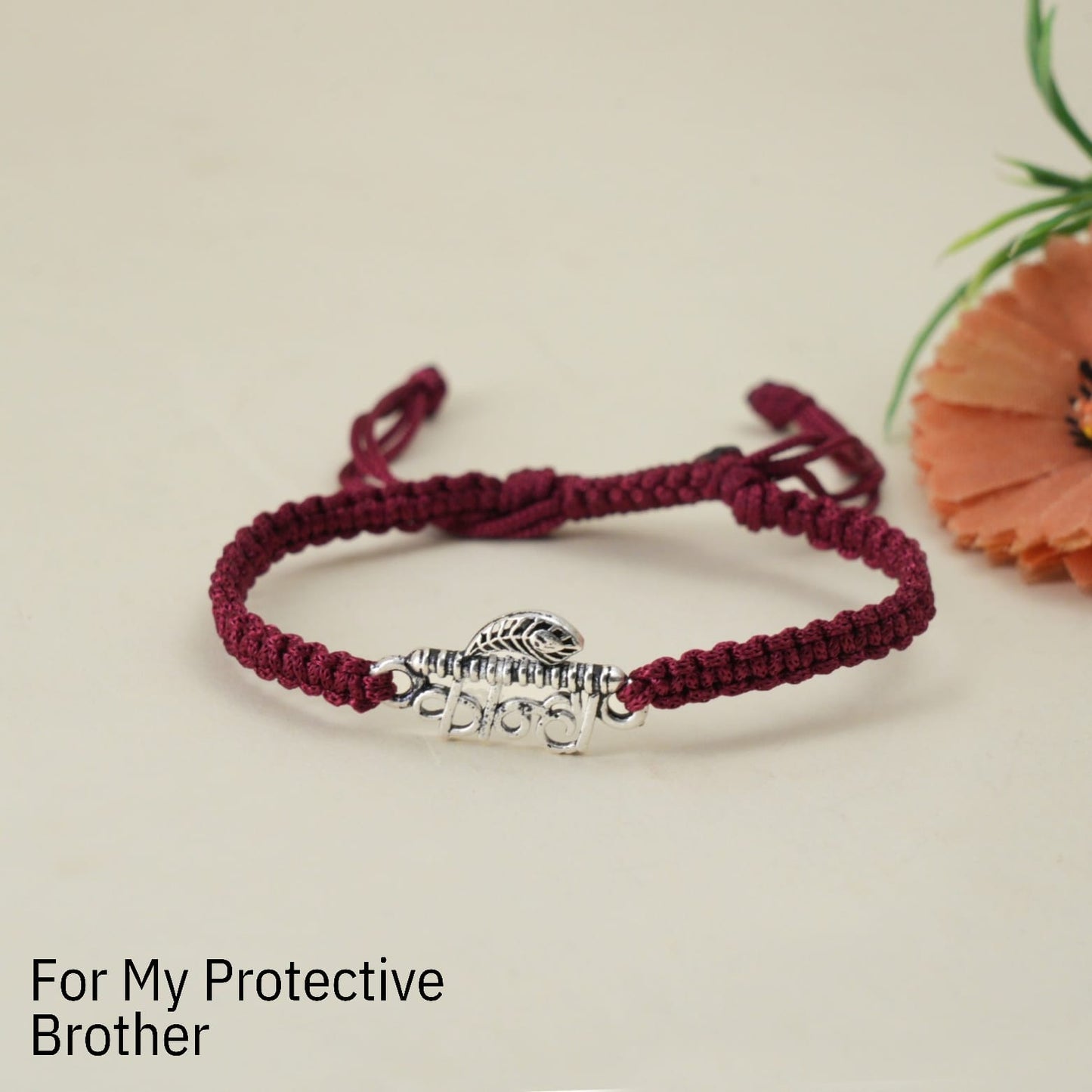 Silver Rakhi- Strength Wrapped in Thread
