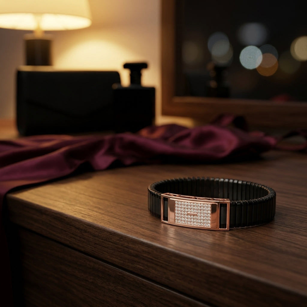 92.5 Silver Luxe Wrist Band