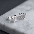 92.5 Silver Earrings for Daily wear | Butterfly Stud