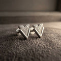 92.5 Silver Earrings for Daily wear | Geometric V- Shaped