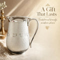 Pure 970 Silver Jug- Bel Patta & bangla jaal pattern