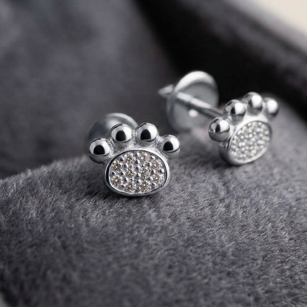 92.5 Silver Earrings for Daily wear | Silver Paw