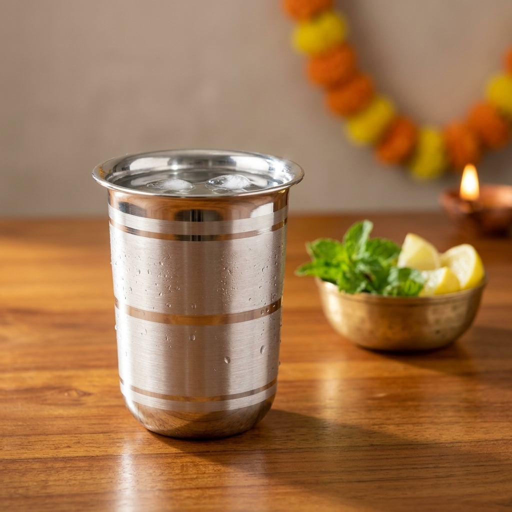 Silver Glass - Milky Design