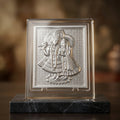 999 Silver Radha Krishna Photo Frame | Table stand