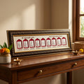 999 Pure Silver Shree Astha Lakshmi Temple Photo Frame  Home, Office, Pooja Room  Size 55x16 centimeters