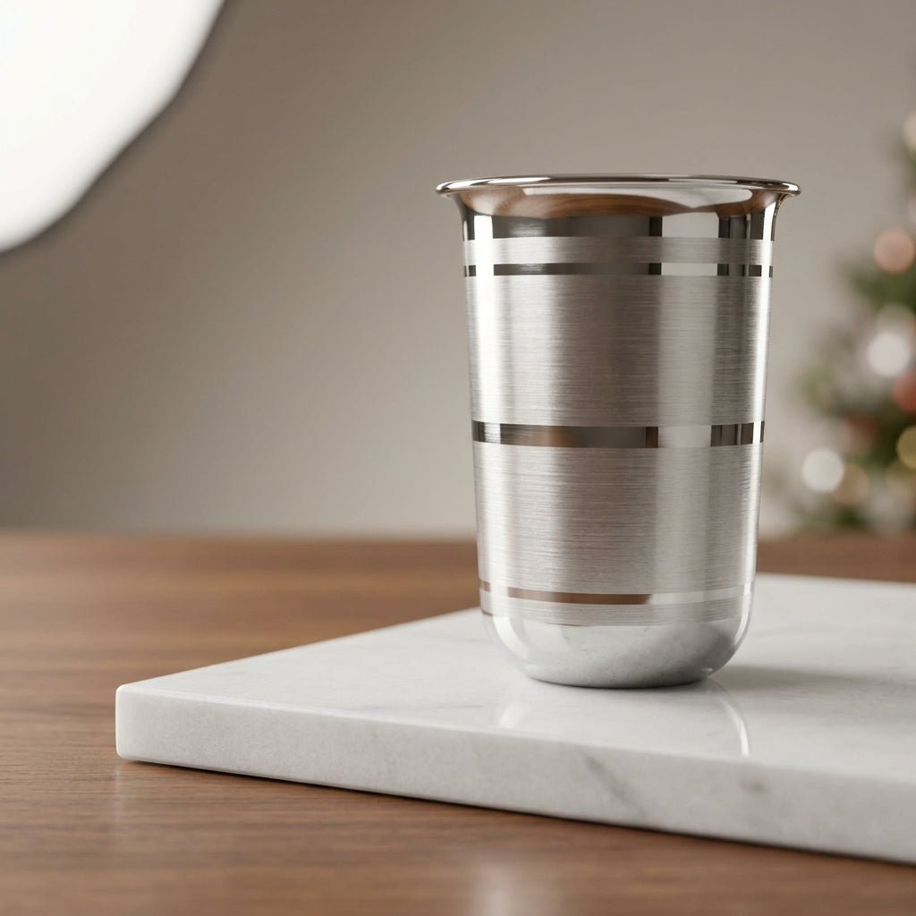 Silver Glass - Milky Design