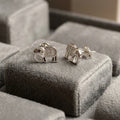92.5 Silver Earrings for Daily wear | Elegant Elephant