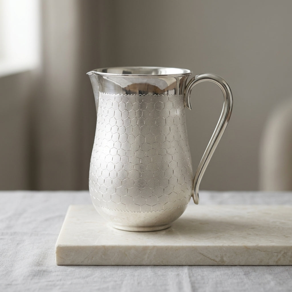 Silver Jug - Bangla jaal Design
