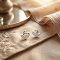 92.5 Silver Earrings for Daily wear | Elegant Swan Sparkle