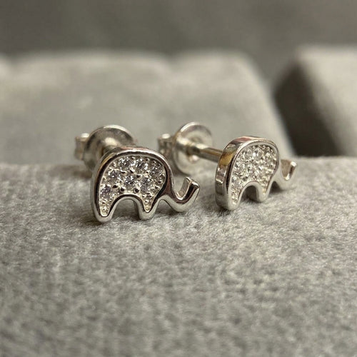 92.5 Silver Earrings for Daily wear | Elephant Silver
