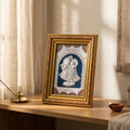 999 Pure Silver Radha Krishna Photo Frame – Divine Love & Blessings 12 Inches x 9 Inches