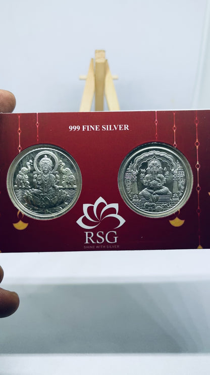 999 Silver Gift Coin Card - 2 Gram