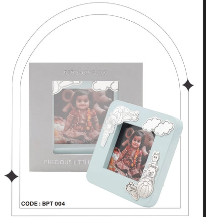 92.5 Silver Baby Precious Teddy Bear Photo Frame