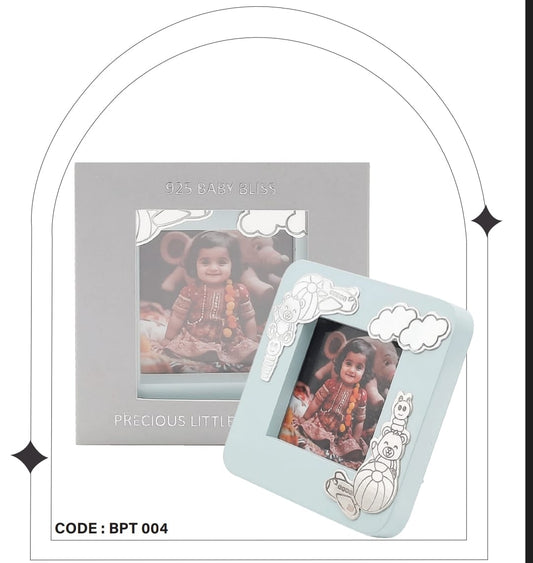 92.5 Silver Baby Precious Teddy Bear Photo Frame